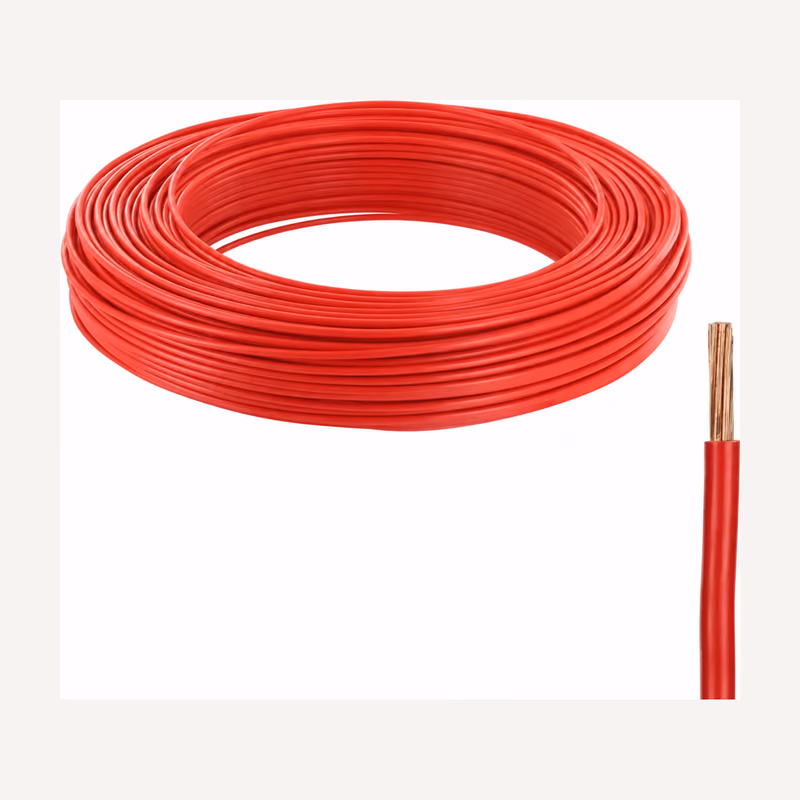 Câble U500 rigide 2.5MM rouge — Visuel indicatif